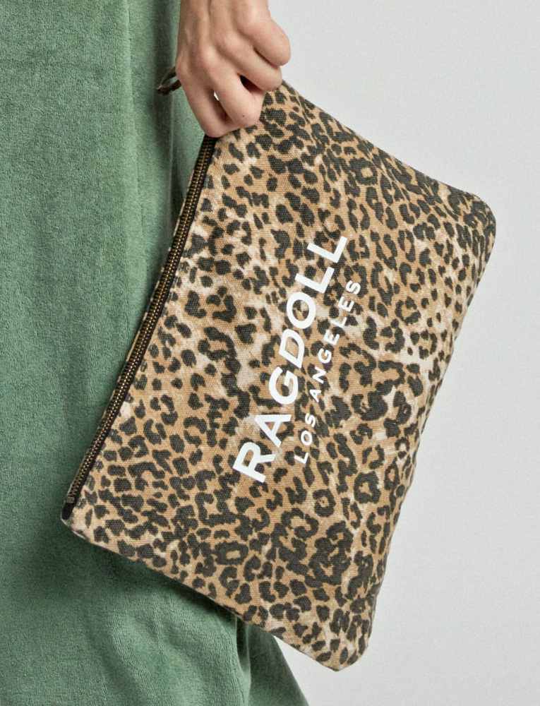 Pouch Bag 'Brown Leopard'
